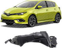Front Fender Liner Left Driver Side Direct Replacement Compatible With 2016 Scion iM / 2017-2018 Toyota Corolla iM TO1248216 5387612541