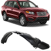 Front Fender Liner Right Passenger Side Direct Replacement Compatible With 2010-2012 Hyundai Santa HY1249123 868200W200