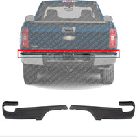 Autos Parts Plus Set Of 2 Rear Bumper Outer Step Pad Left Driver & Right Passenger Side Direct Replacement Compatible With 2007-2013 Chevrolet Silverado 1500 GM1191125 GM1191124 15284313 15284314