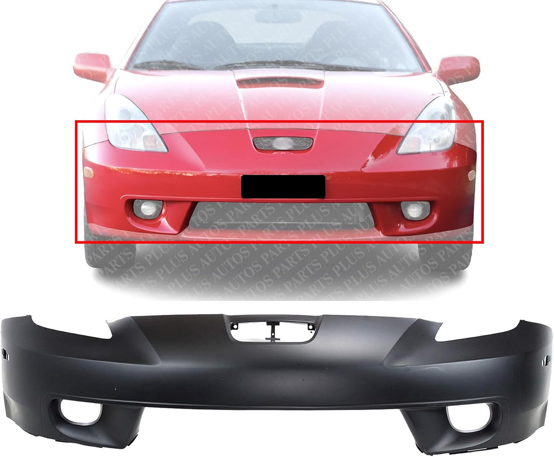 AUTOS PARTS PLUS Front Bumper Cover Primed Direct Replacement Compatible With 2000-2002 Toyota Celica TO1000208 5211920943