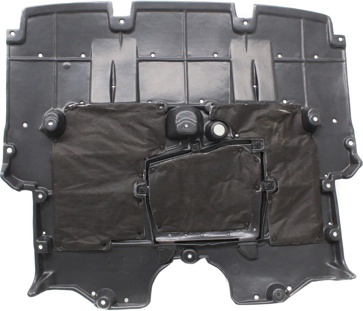 Front Engine Splash Shield Under Cover Plastic Direct Replacement Compatible with 2016-2017 Lexus IS350 / IS300 / IS350 LX1228151 5141053170-PFM