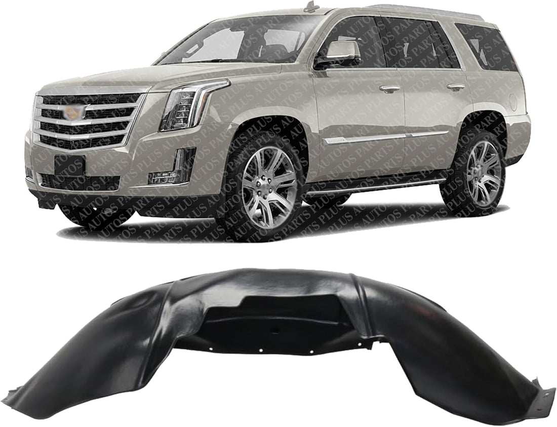 Front Fender Liner Left Driver Side Direct Replacement Compatible With 2015-2020 Cadillac Escalade/ESV GM1248247 22806320