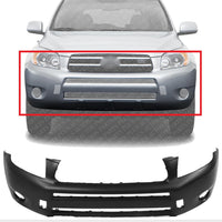 Front Bumper Cover Primed Direct Replacement Compatible With 2006-2008 Toyota RAV4 Base, Limited TO1000319 5211942955