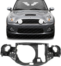 Front Panel Radiator Support Assembly Plastic Direct Replacement Compatible With 2002-2008 Mini Cooper MC1225101 51647200799