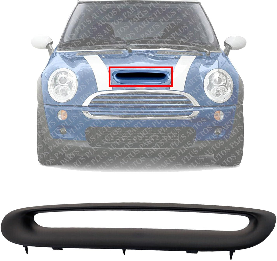Hood Scoop Primed Direct Replacement Compatible With 2002-2008 Mini Cooper S MC1239100 51137123430