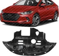 Front Engine Splash Shield Under Cover Direct Replacement Compatible with 2017-2020 Hyundai Elantra HY1228187 HY1228201 29110F3100 29110F2100