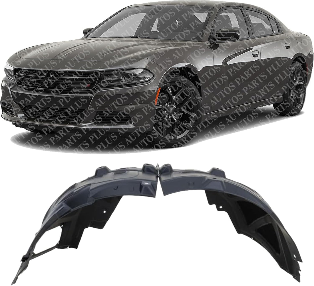 Front Fender Liner Left Driver Side Direct Replacement Compatible With 2020-2023 Dodge Charger CH1248222 5043111AC