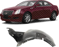 Front Section Fender Liner Cover Extension Left Driver Side Direct Replacement Compatible With 2004-2009 Cadillac SRX GM1248171 25770515