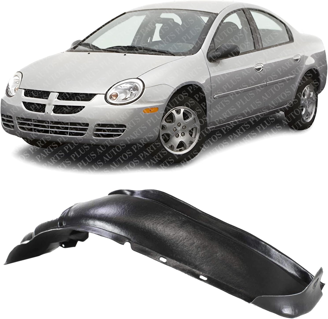 Front Fender Liner Left Driver Side Direct Replacement Compatible With 2000-2001/2003-2005 Dodge Neon CH1248107 5008677AB