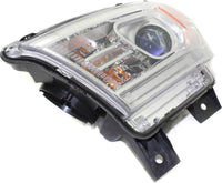 Front Head Light Assembly Left Driver Side Direct Replacement Compatible With 2014-2017 Dodge Durango CH2502256 68188731AI 68188731AF