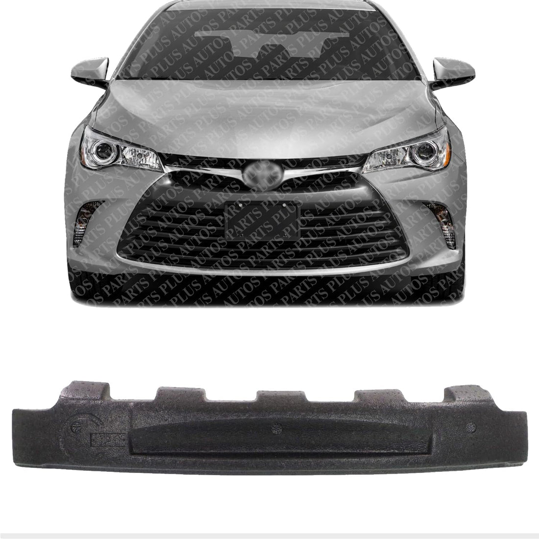 Front Bumper Absorber Direct Replacement Compatible With 2015-2017 Toyota Camry TO1070184 5261106380