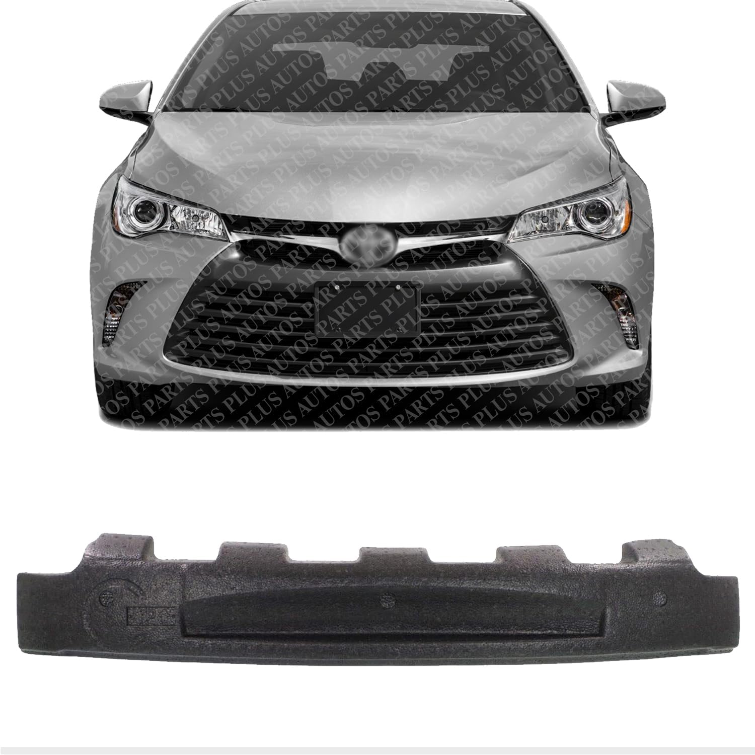 Front Bumper Absorber Direct Replacement Compatible With 2015-2017 Toyota Camry TO1070184 5261106380
