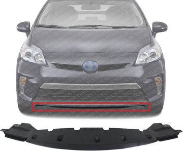 Front Lower Valance Spoiler Textured Plastic Direct Replacement Compatible with 2010-2015 Toyota Prius/Plug-in TO1093124 7685147030