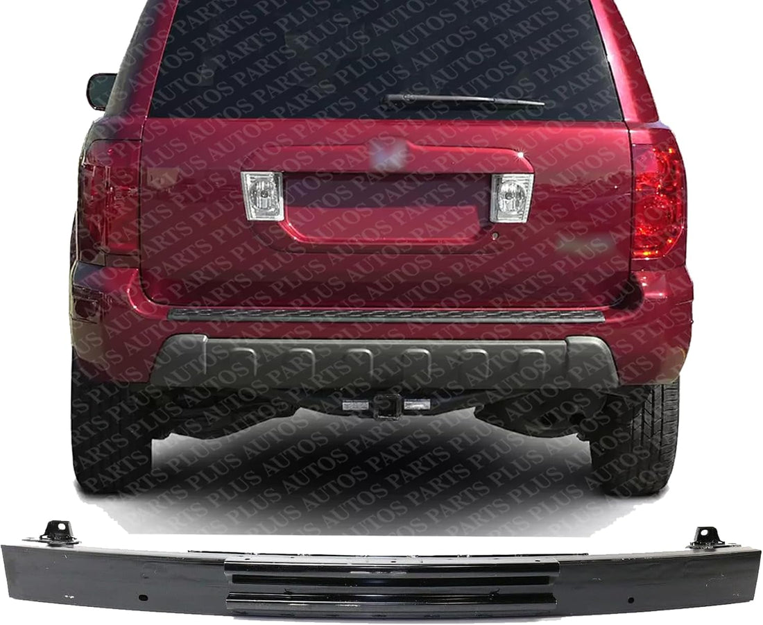 Rear Bumper Reinforcement Impact Bar Steel Direct Replacement Compatible With 2003-2008 Honda Pilot HO1106159 71530S9VA00ZZ