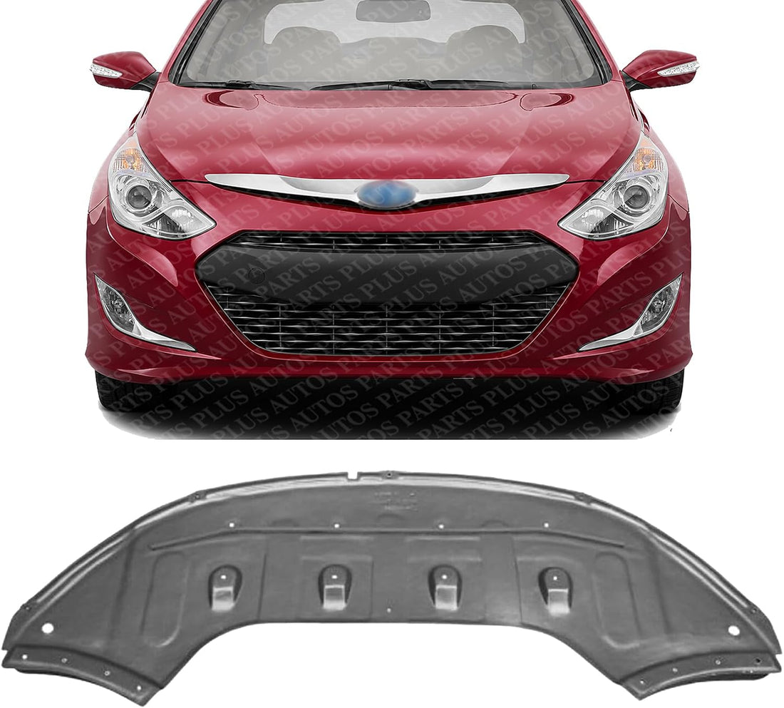 Front Engine Splash Shield Under Cover Direct Replacement Compatible with 2015-2017 Hyundai Sonata HY1228184 29110C2000 29110C2100