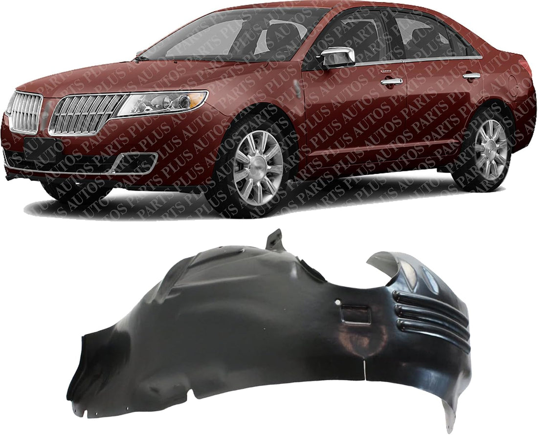 Front Fender Liner Left Driver Side Direct Replacement Compatible With 2009-2012 Lincoln MKS FO1248140 8A5Z16103A