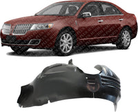 Front Fender Liner Left Driver Side Direct Replacement Compatible With 2009-2012 Lincoln MKS FO1248140 8A5Z16103A