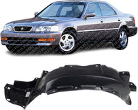 Front Fender Liner Left Driver Side Direct Replacement Compatible With 1995-1998 Acura TL AC1248115 74151SW5010