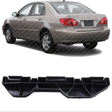 Rear Bumper Side Cover Support Bracket Left Driver Side Direct Replacement Compatible With 2003-2008 Toyota Corolla TO1142112 5215602070