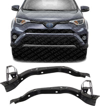 Set Of 2 Front Radiator Support Upper Assembly Steel Left Driver & Right Passenger Side Direct Replacement Compatible With 2013-2018 Toyota RAV4 TO1225315 TO1225314 532020R030