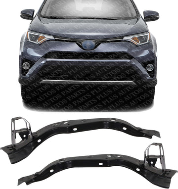 Set Of 2 Front Radiator Support Upper Assembly Steel Left Driver & Right Passenger Side Direct Replacement Compatible With 2013-2018 Toyota RAV4 TO1225315 TO1225314 532020R030