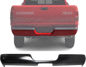 Step Bumper Face Bar Primed Steel With Pad Provision Direct Replacement Compatible With 1994-2001 Dodge Ram 1500/1994-2002 Ram 2500 3500 CH1102170 55234721