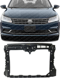 Front Radiator Support Assembly Plastic With Steel Direct Replacement Compatible With 2016-2019 Volkswagen Passat VW1225150 561805588C9B9