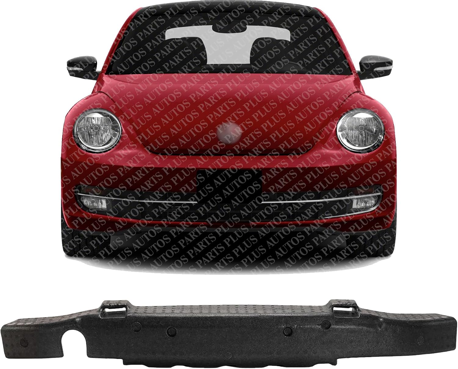 Front Bumper Absorber Direct Replacement Compatible With 2012-2016 Volkswagen Beetle VW1070120 5C5807248