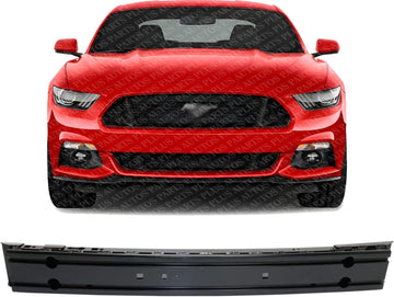 Front Bumper Reinforcement Impact Bar Steel Without Tow Hook Holes Direct Replacement Compatible With 2015-2021 Ford Mustang FO1006267 FR3Z17757A