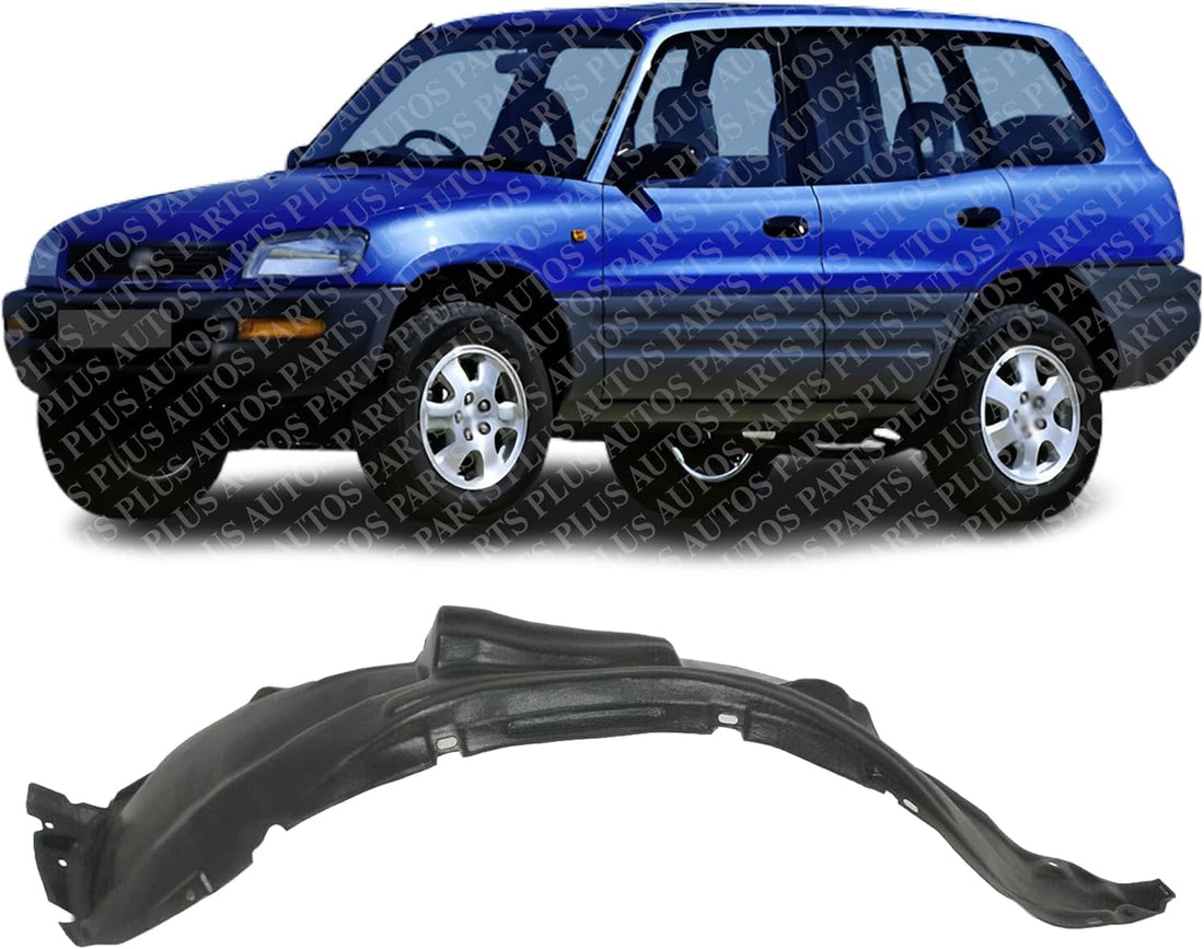 Front Fender Liner Left Driver Side Direct Replacement Compatible With 1996-2000 Toyota RAV4 TO1248109 5387642012