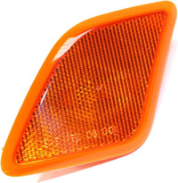 Front Side Marker Lamp Lens And Housing Left Driver Side Direct Replacement Compatible With 2010-2013 Mercedes-Benz S-Class MB2554104 2218200521