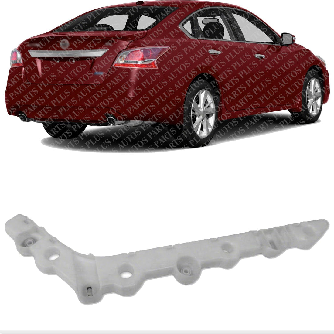 Rear Bumper Bracket Plastic Right Passenger Side Direct Replacement Compatible With 2013-2015 Nissan Altima NI1143102 852203TA0A