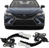 Set of 2 Front Hood Hinge Right Passenger & Left Driver Side Direct Replacement Compatible with 2018-2024 Toyota Camry TO1236243 TO1236244 5341006390 5342006390