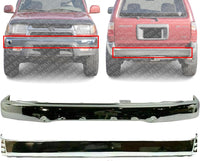 AUTOS PARTS PLUS Front & Rear Bumper Chrome Steel Direct Replacement Compatible With 1999-2002 Toyota 4Runner TO1002168 TO1102228 5210135660 5210535360