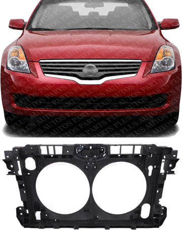 Front Radiator Support Plastic Direct Replacement Compatible With 2008-2009 Nissan Altima NI1225184 62500JB10A
