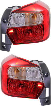 Set of 2 Tail Light Left Driver & Right Passenger side Direct Replacement Compatible With 2012-2016 Subaru Impreza / 2013-2017 XV Crosstrek SU2818104 SU2819104 84912FJ060 84912FJ070