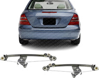Set of 2 Rear Window Power Regulator Left Driver & Right Passenger Side Direct Replacement Compatible with 1996-2003 Mercedes Benz E-Class MB1551104 MB1550104 2107301646 2107301546