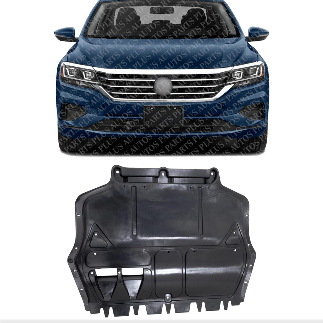 Front Engine Splash Shield Under Cover Direct Replacement Compatible with 2012-2022 Volkswagen Passat VW1228121 561825237D