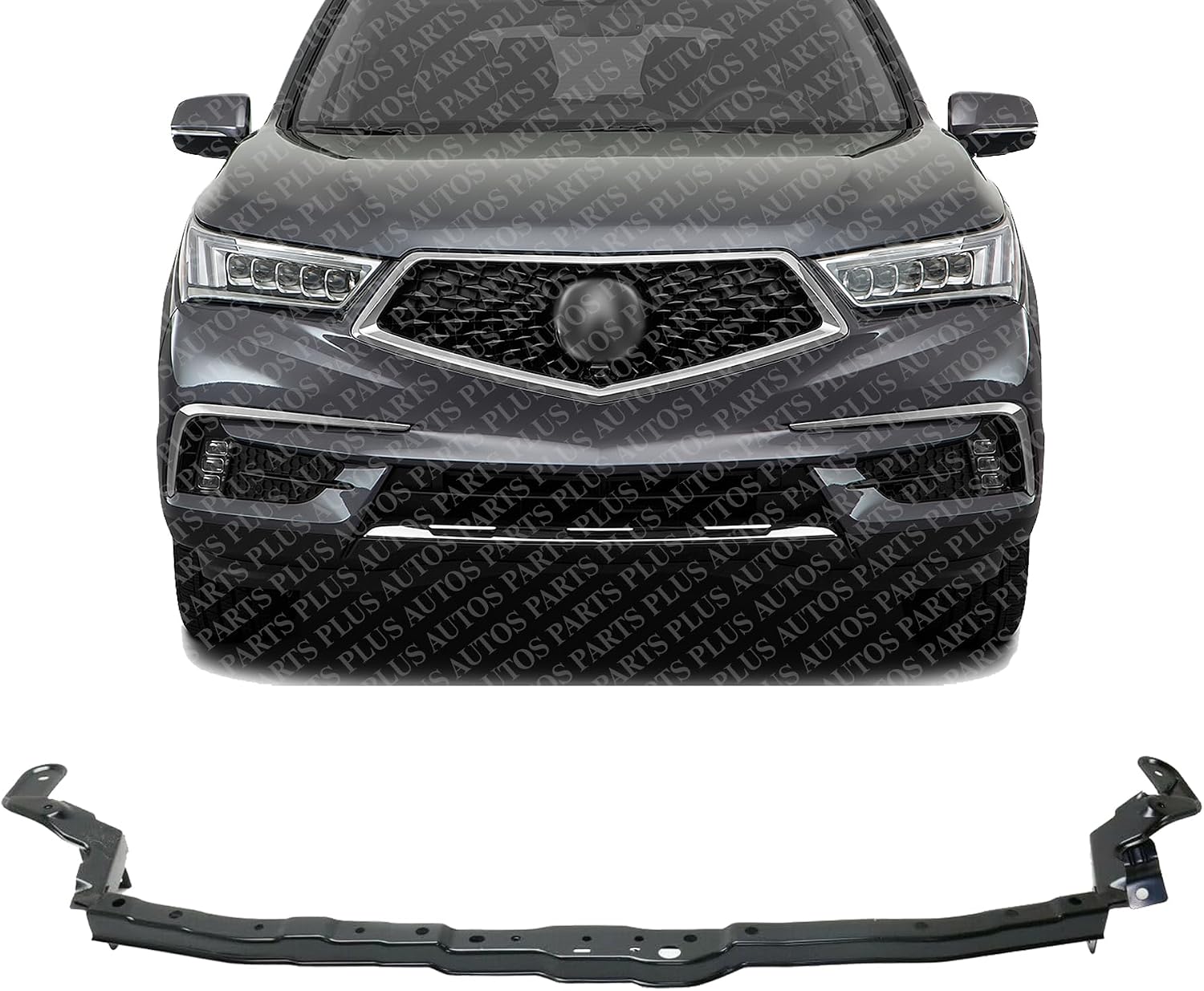 Front Bumper Retainer Center Cover Beam Steel Direct Replacement Compatible With 2017-2020 Acura MDX AC1025101 71160TZ5A10