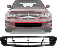 Front Bumper Lower Grille Plastic Without Adaptive Cruise Control Direct Replacement Compatible With 2009-2010 Hyundai Genesis HY1036117 865613M000
