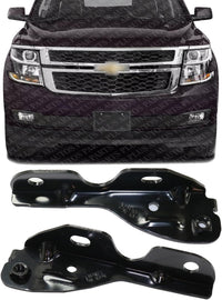 Set of 2 Front Hood Hinge Lower Steel Left Driver & Right Passenger Side Direct Replacement Compatible with 2015-2020 Chevrolet Suburban/Tahoe/Cadillac Escalade GM1236193