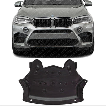 Front Engine Splash Shield Under Cover Direct Replacement Compatible with 2014-2018 BMW X5 / 2015-2018 X6 BM1228179 51757290659
