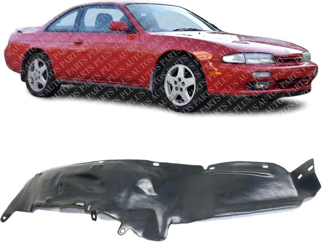 Front Fender Liner Right Passenger Side Direct Replacement Compatible With 1995-1998 Nissan 240SX NI1251119 6384265F00