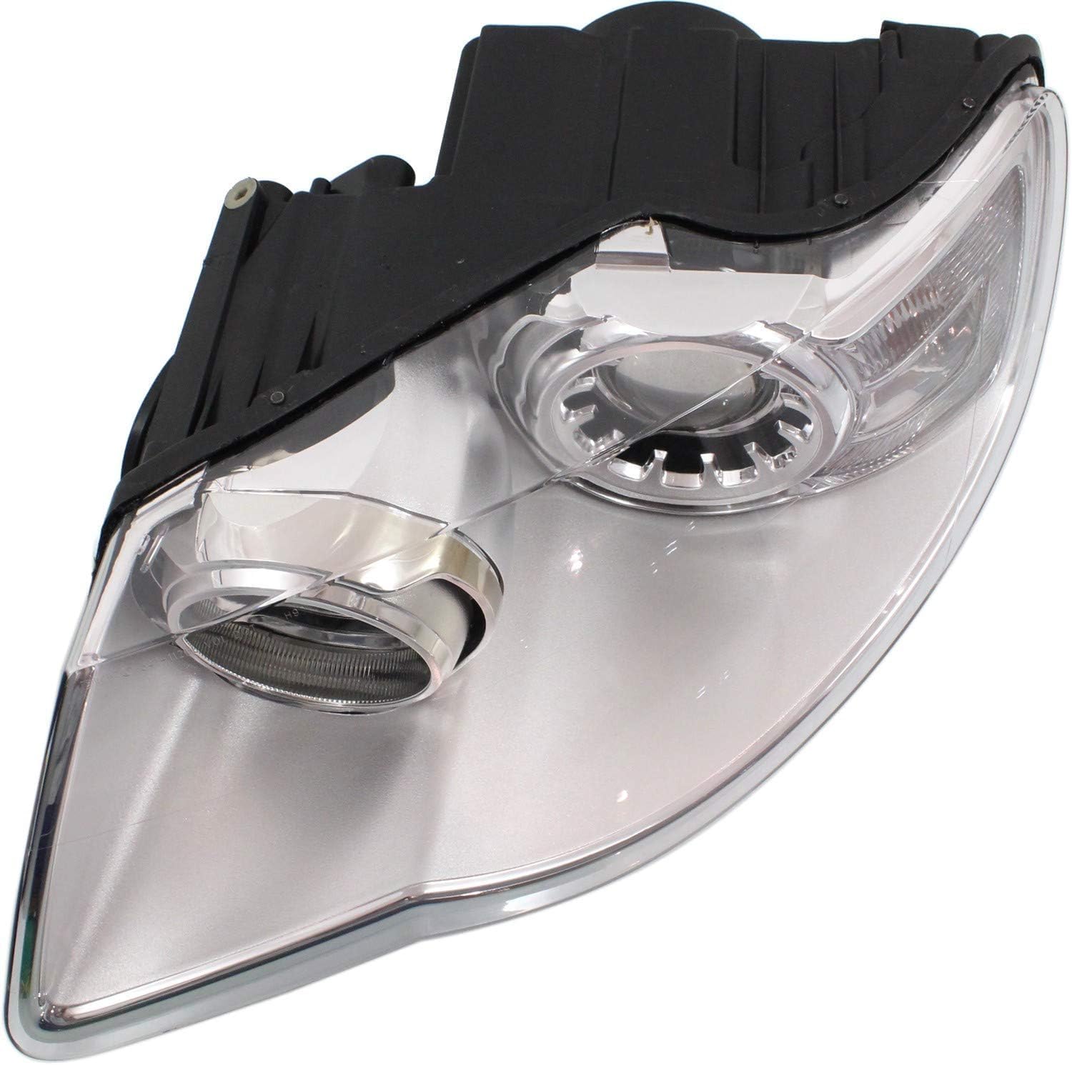 Front Head Light Assembly Left Driver Side Direct Replacement Compatible With 2008-2010 Volkswagen Touareg VW2502138 7L6941039B
