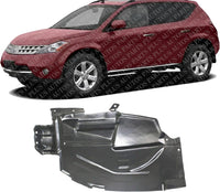 Front Section Fender Liner Left Driver Side Direct Replacement Compatible With 2003-2007 Nissan Murano NI1248108 63845CA00A