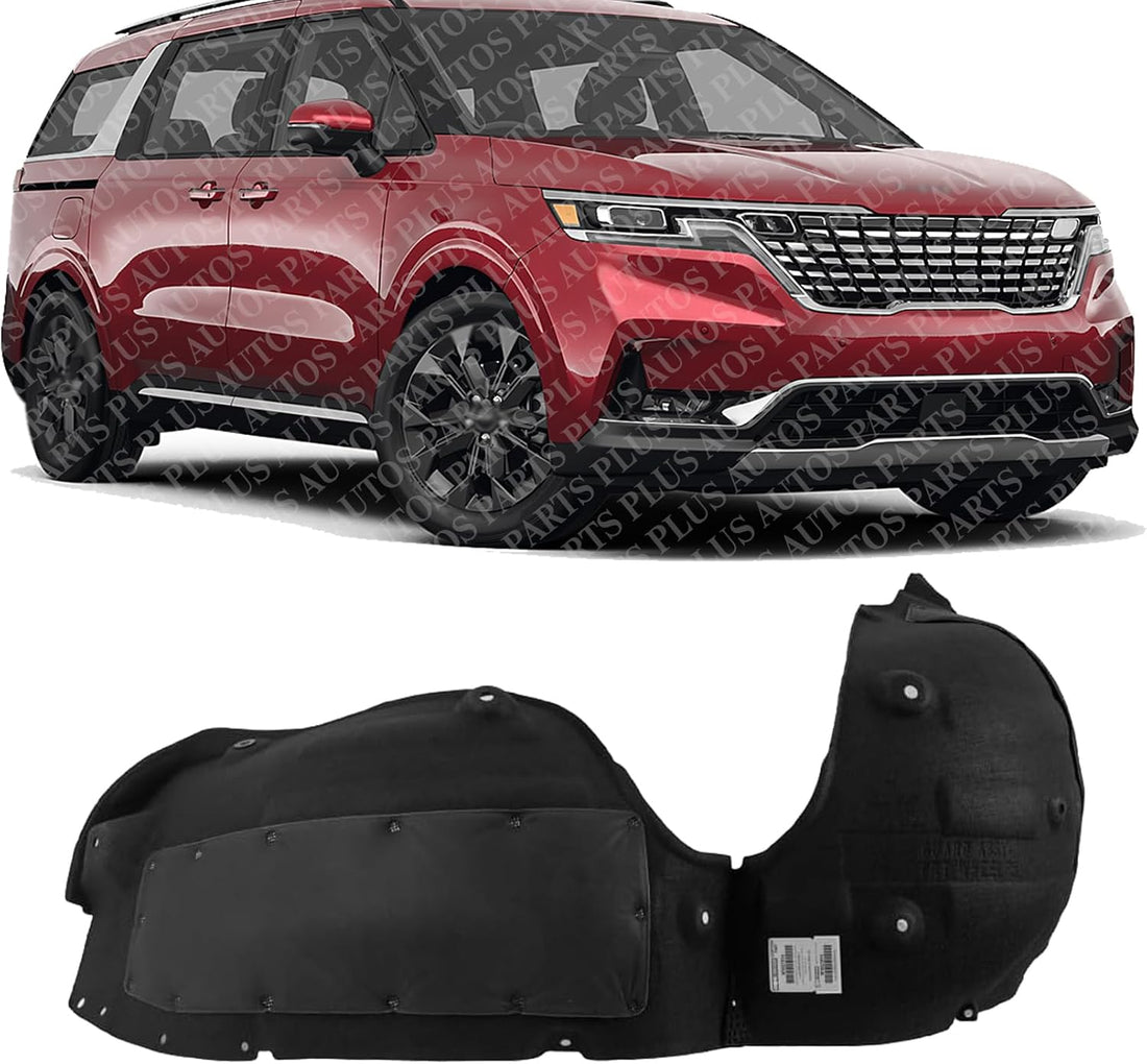 Front Fender Liner Right Passenger Side Direct Replacement Compatible With 2022-2024 Kia Carnival KI1249169 86812R0000