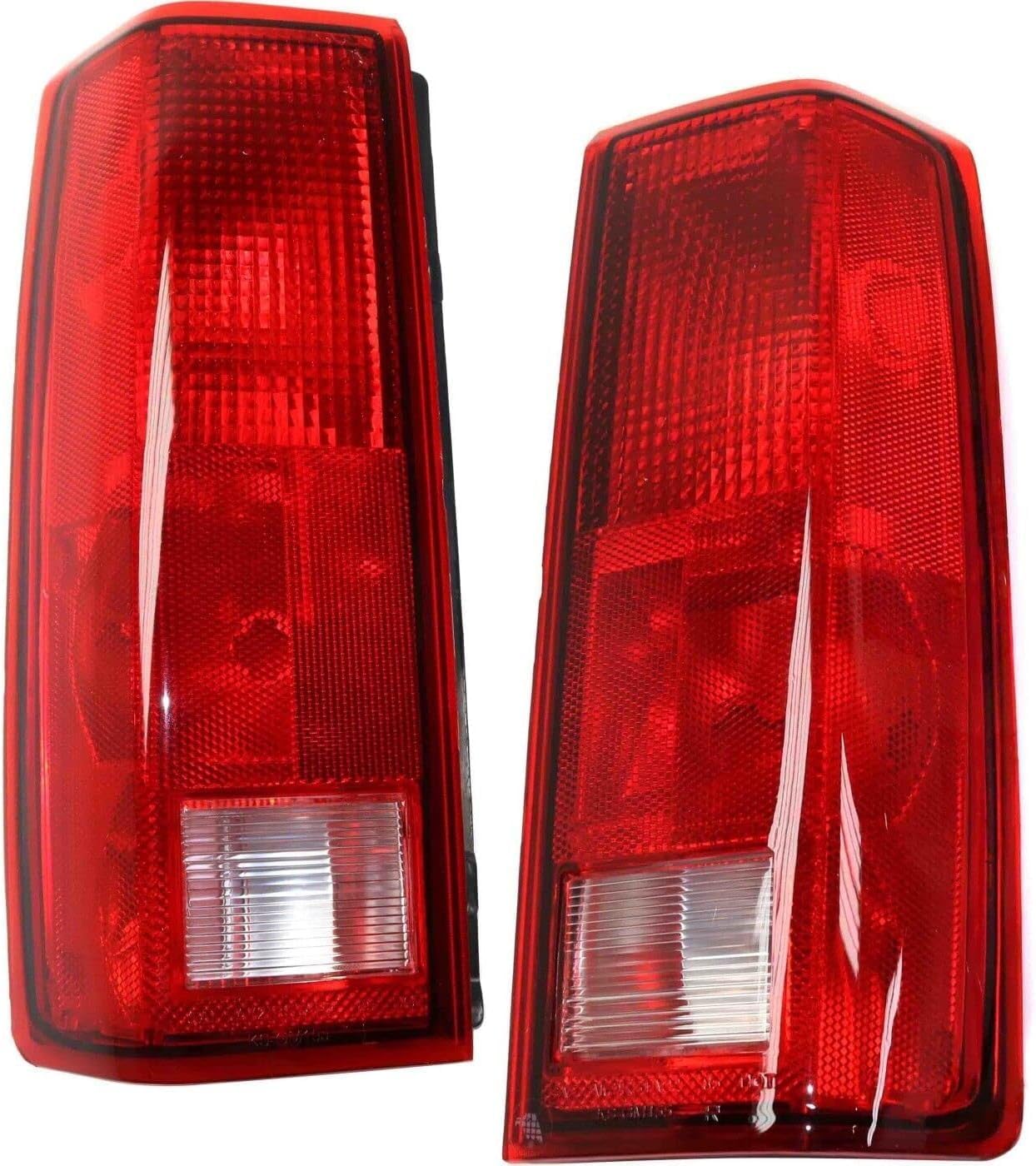 Set Of 2 Tail Lights Lens And Housing Right Passenger & Left Driver Side Direct Replacement Compatible With 1985-2005 Chevrolet Astro/GMC Safari GM2800113 GM2801112 5978023 5978024