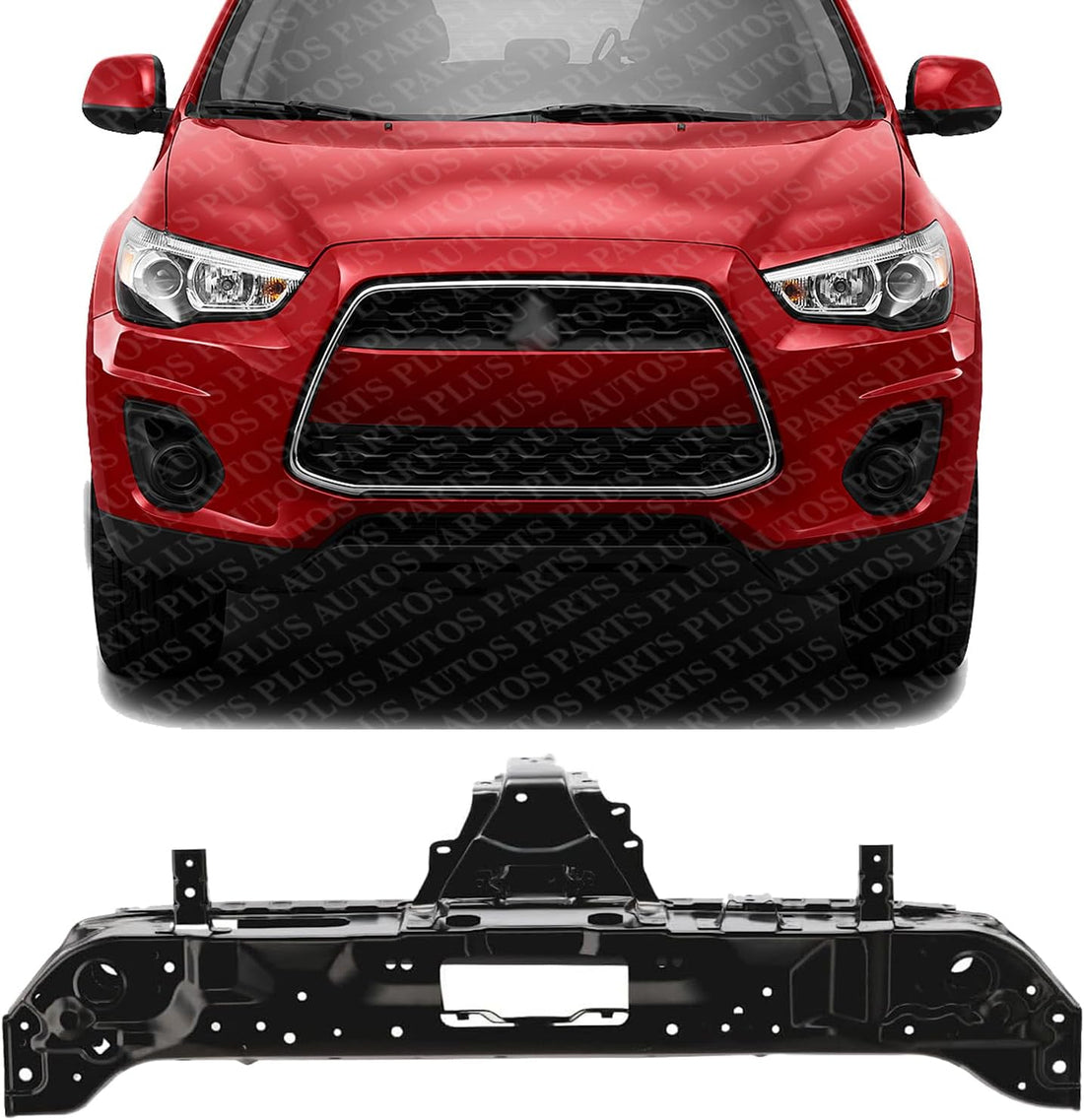Front Radiator Upper Support Tie Bar Steel Direct Replacement Compatible With 2011-2019 Mitsubishi Outlander Sport/RVR MI1225157 5256D013 5256B338