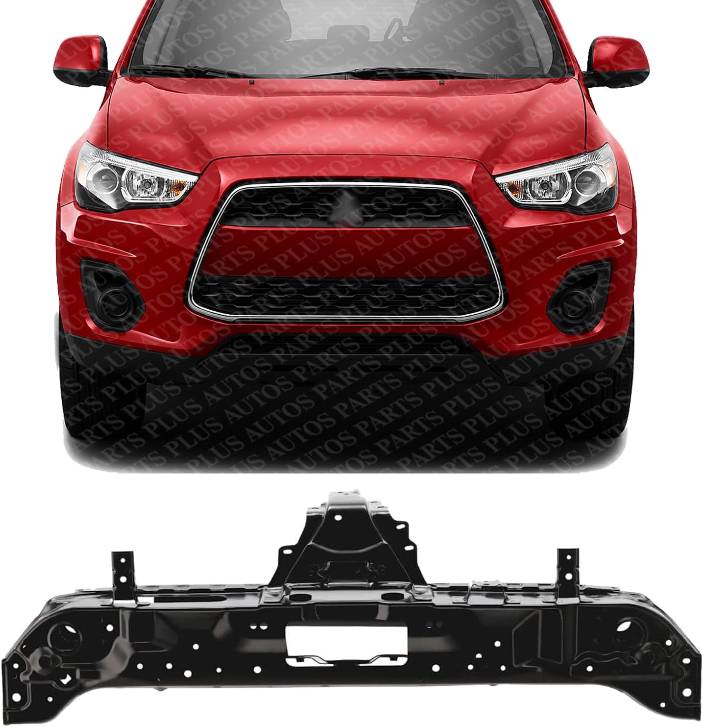 Front Radiator Upper Support Tie Bar Steel Direct Replacement Compatible With 2011-2019 Mitsubishi Outlander Sport/RVR MI1225157 5256D013 5256B338