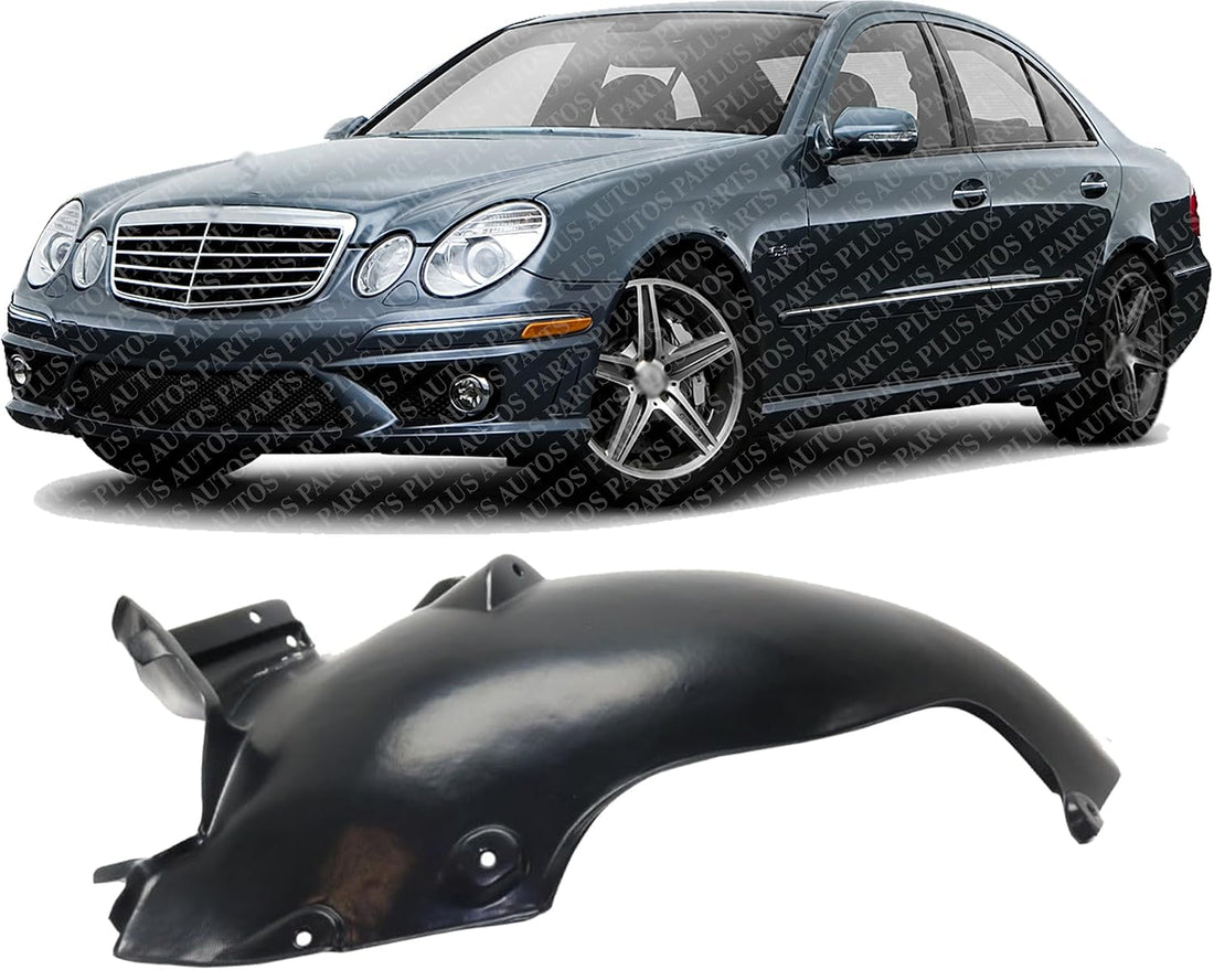 Front Fender Liner Rear Section Left Driver Side Direct Replacement Compatible With 2003-2009 Mercedes Benz E-Class MB1248113 2116901330
